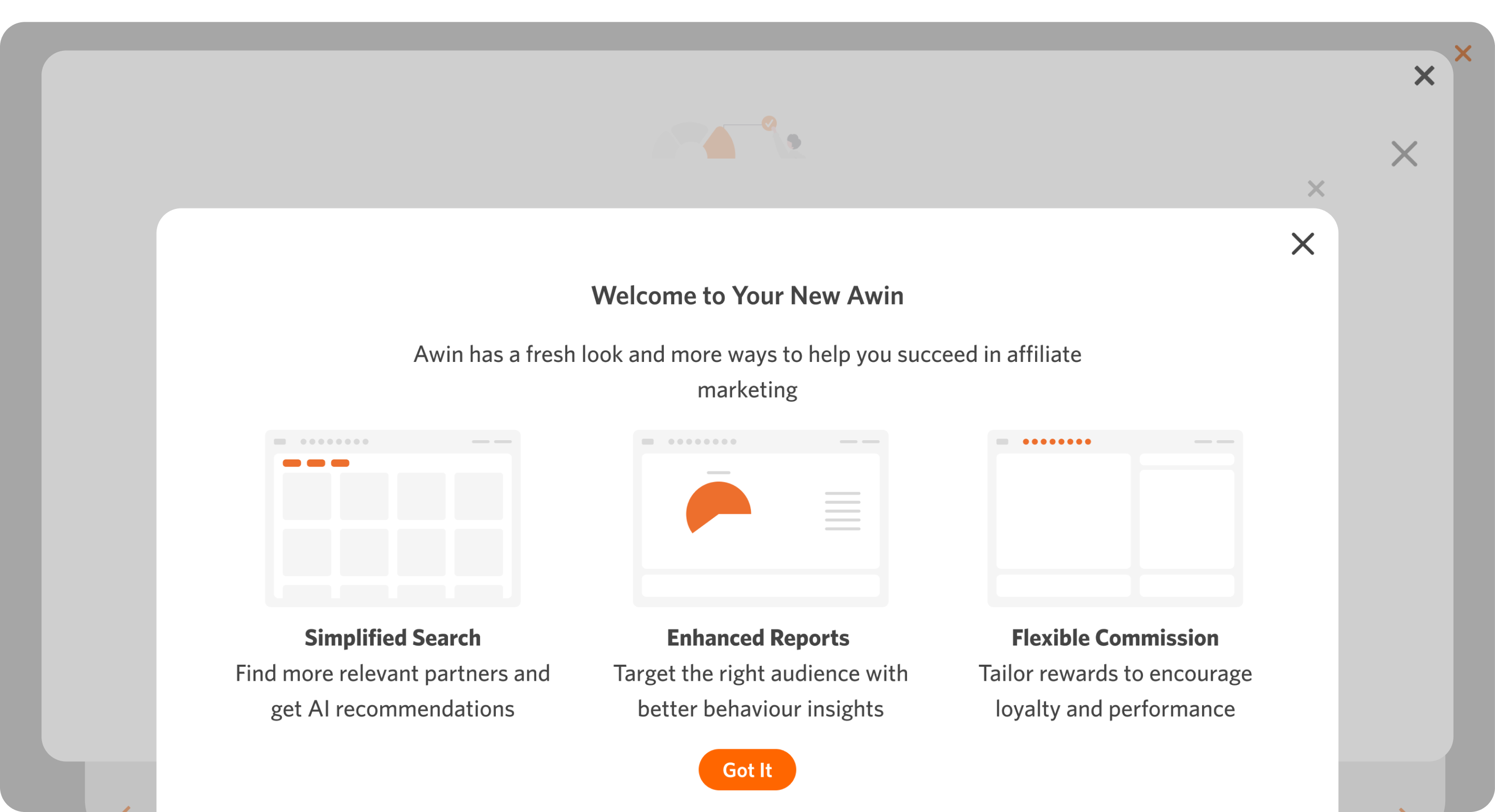 Welcome to Your New Awin interstitial